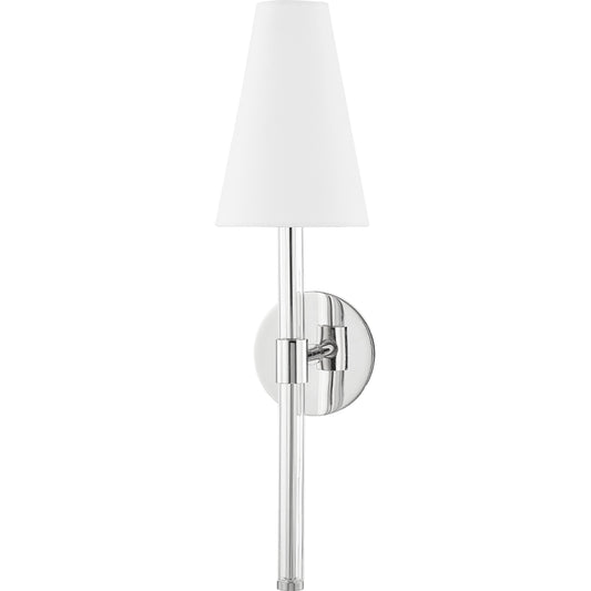 Janelle 1 Light Wall Sconce by Mitzi. Made from steel in a modern style.
