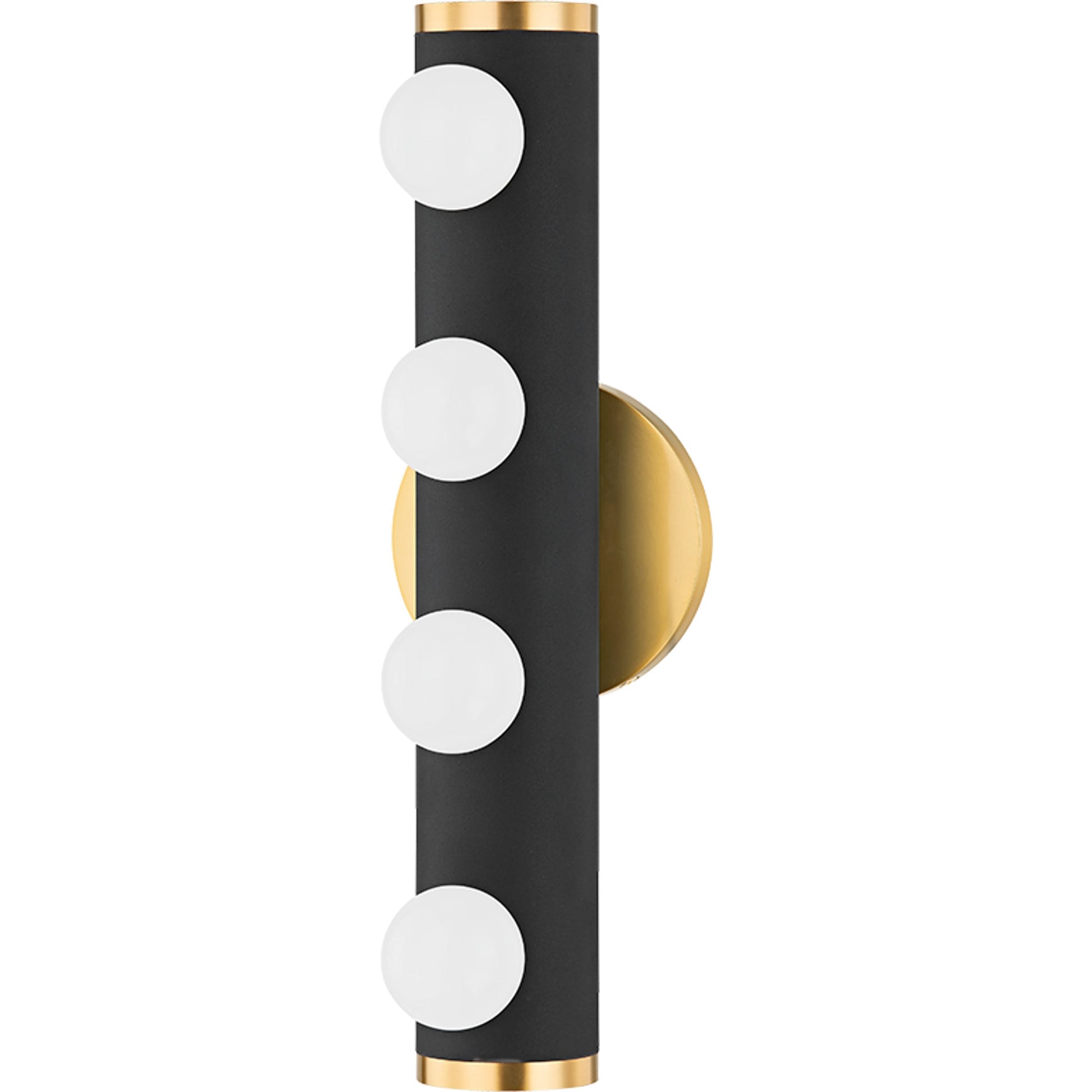 Penny 4 Light Bath Bracket by Mitzi. Made from iron in a modern style.