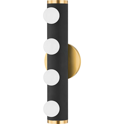 Penny 4 Light Bath Bracket by Mitzi. Made from iron in a modern style.