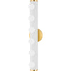 Aged Brass, Textured White Combo