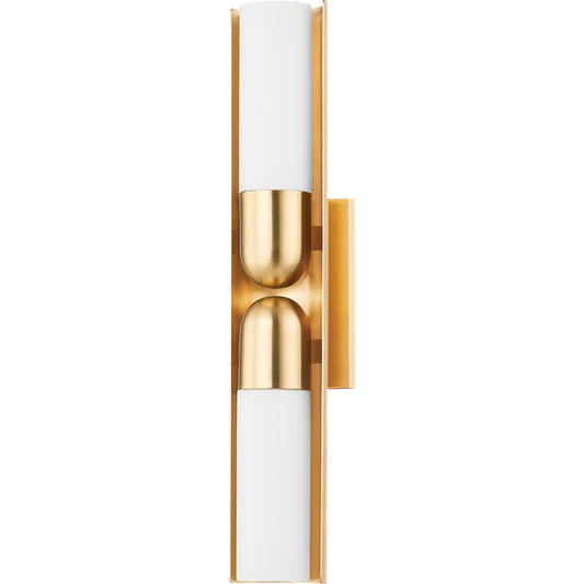 Paolo 2 Light Sconce by Mitzi. Made from iron in a modern style.