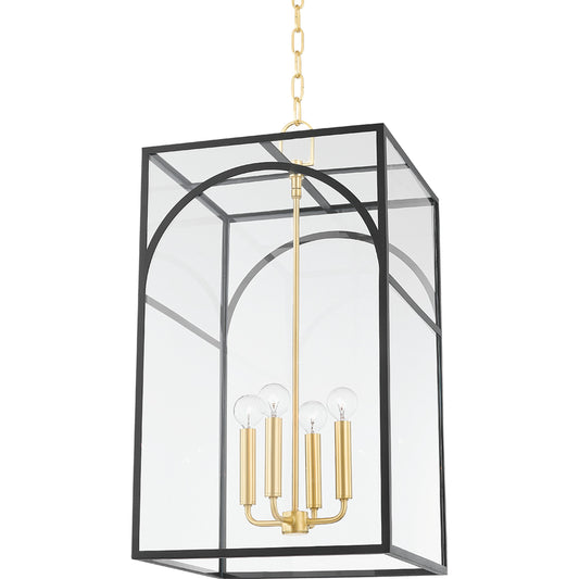 Addison 4 Light Pendant by Mitzi. Made from steel in a modern style.