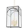 Aged Brass, Textured Black Combo / Large