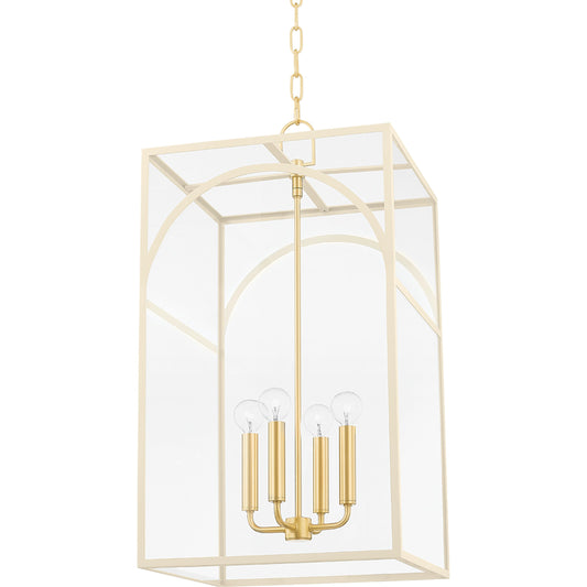 Addison 4 Light Pendant by Mitzi. Made from steel in a modern style.