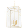 Aged Brass, Textured Cream Combo / Large