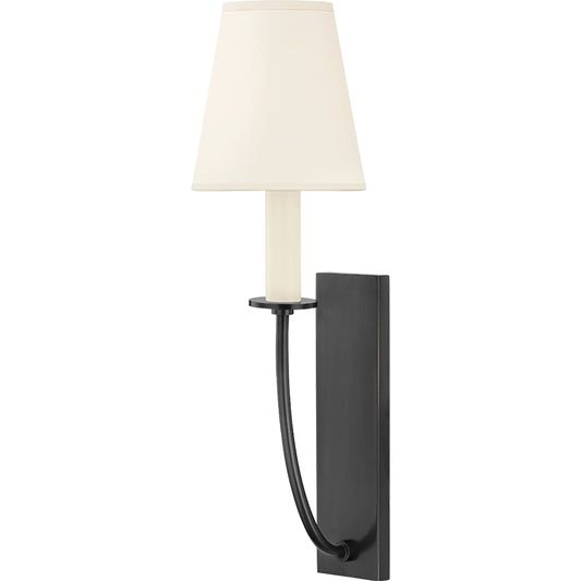 Iantha 1 Light Wall Sconce by Mitzi in old bronze. Made from iron in a modern style.