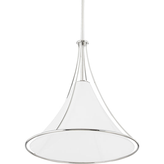 Madelyn 1 Light Pendant by Mitzi. Made from steel in a modern style.