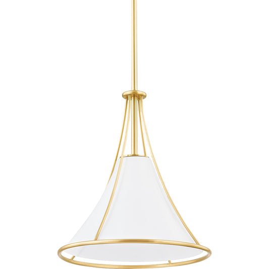Madelyn 1 Light Pendant by Mitzi. Made from steel in a modern style.