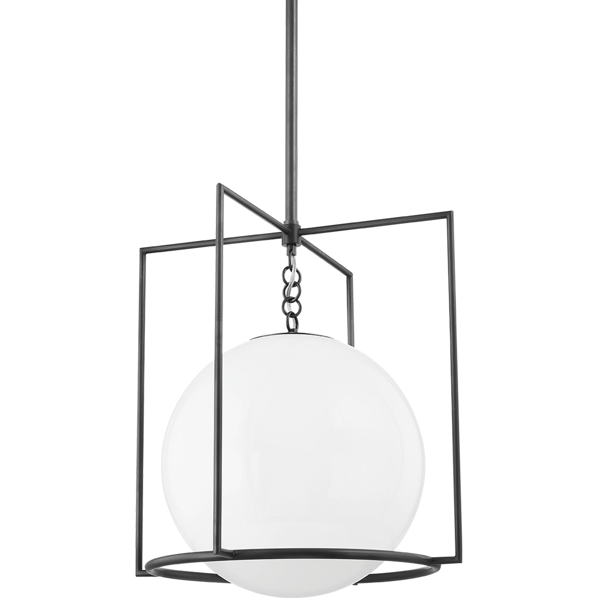 Frankie 1 Light Pendant by Mitzi. Made from steel in a modern style.