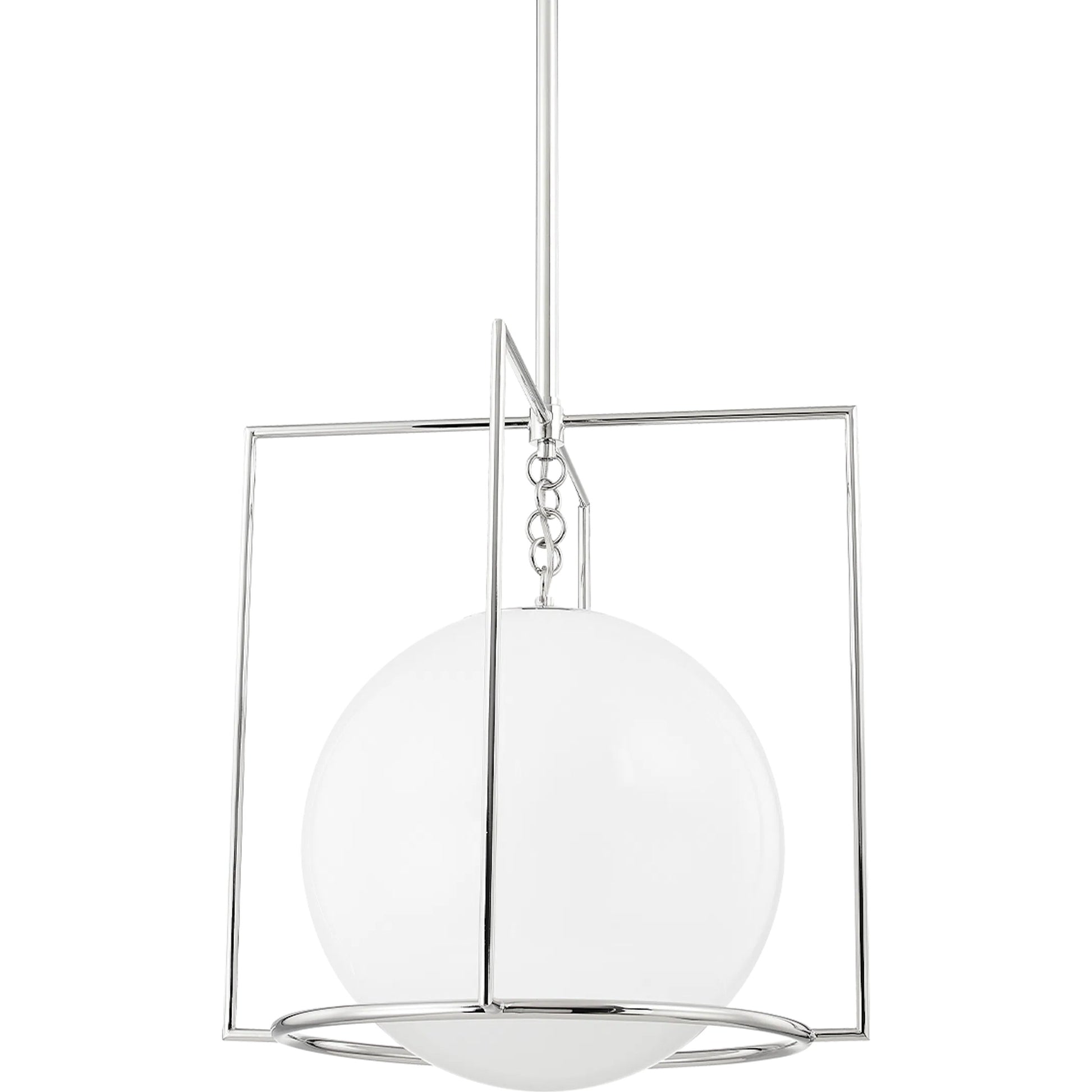 Frankie 1 Light Pendant by Mitzi. Made from steel in a modern style.