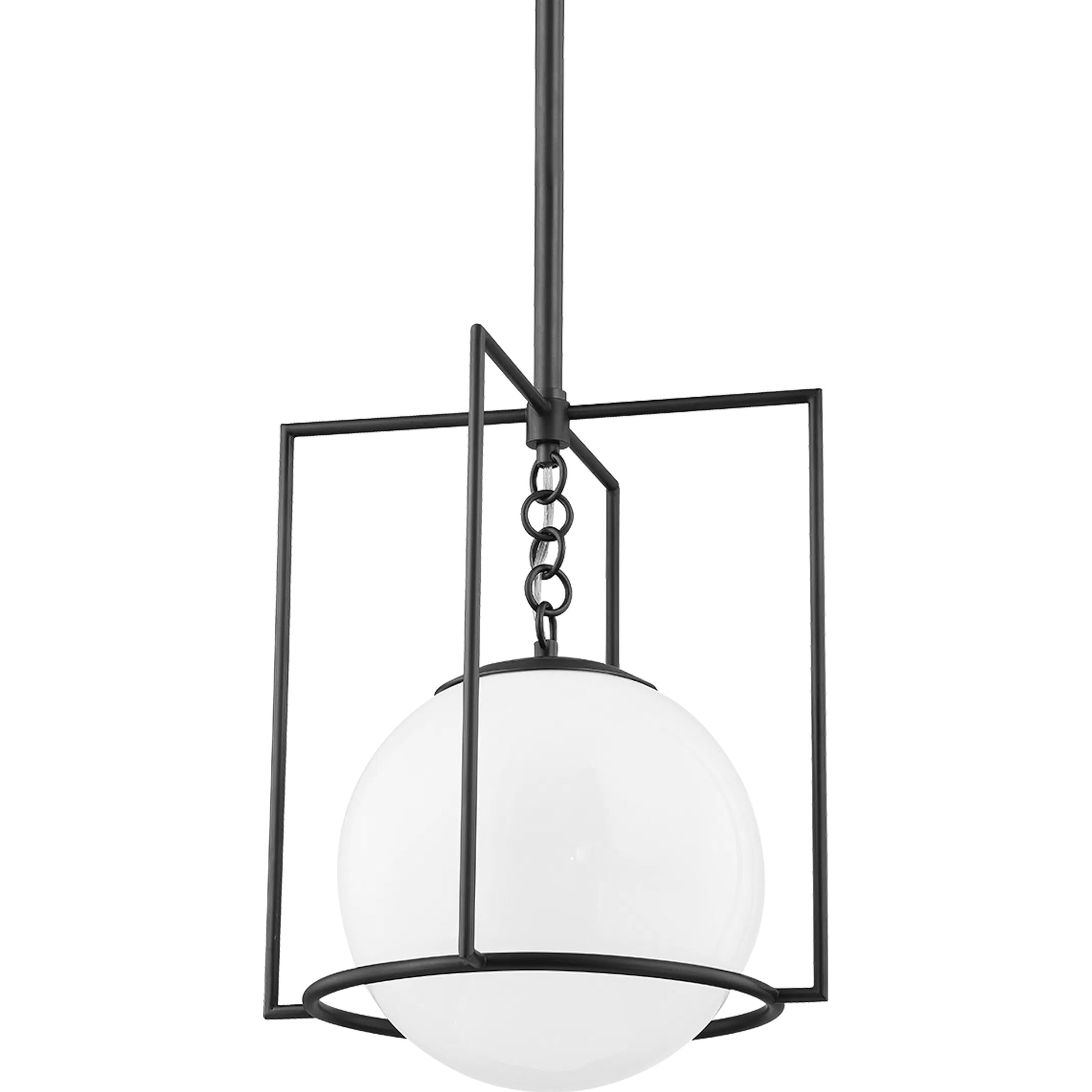 Frankie 1 Light Pendant by Mitzi. Made from steel in a modern style.