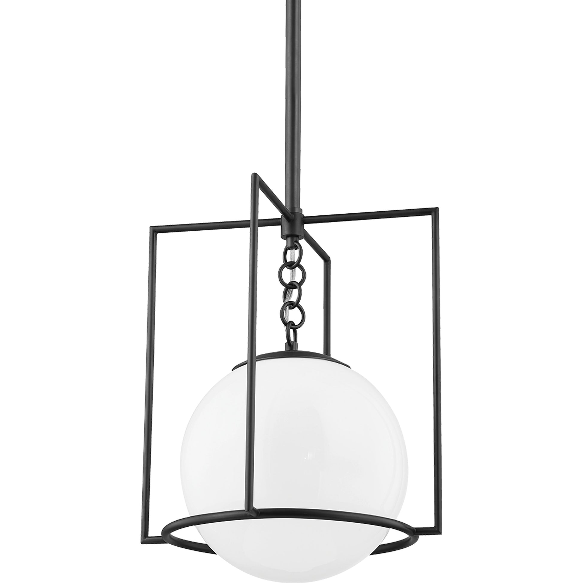 Frankie 1 Light Pendant by Mitzi. Made from steel in a modern style.