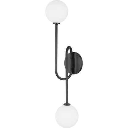 Zani 2 Light Sconce by Mitzi. Made from iron in a modern style.