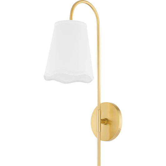 Dorothy 1 Light Wall Sconce by Mitzi. Made from steel in a modern style.