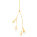 Elsa 4 Light Pendant by Mitzi. Made from iron, steel in a modern style.