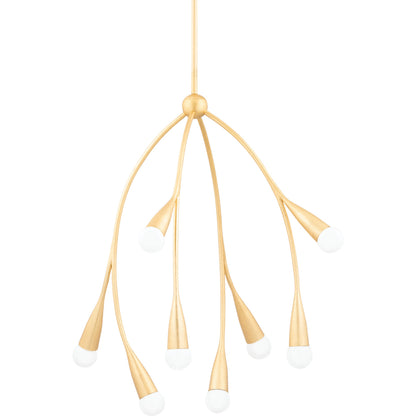 Elsa 8 Light Chandelier by Mitzi. Made from iron, steel in a modern style.