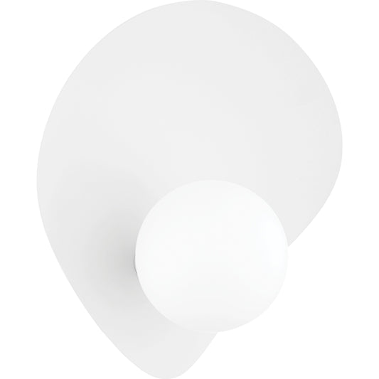 Leni 1 Light Wall Sconce by Mitzi in textured white. Made from iron in a modern style.