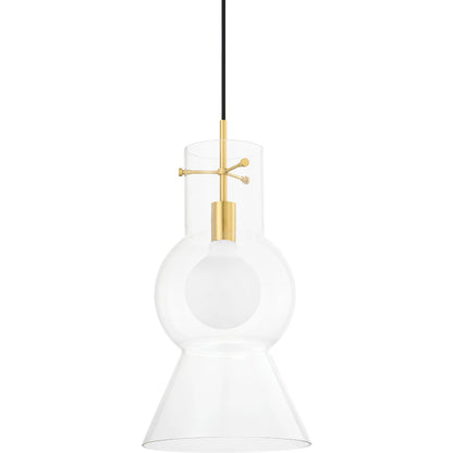 Mirabel 1 Light Pendant by Mitzi. Made from steel in a modern style.