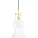 Mirabel 1 Light Pendant by Mitzi. Made from steel in a modern style.