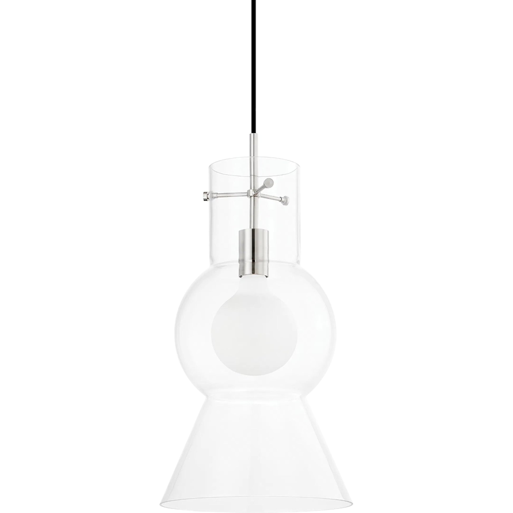 Mirabel 1 Light Pendant by Mitzi. Made from steel in a modern style.