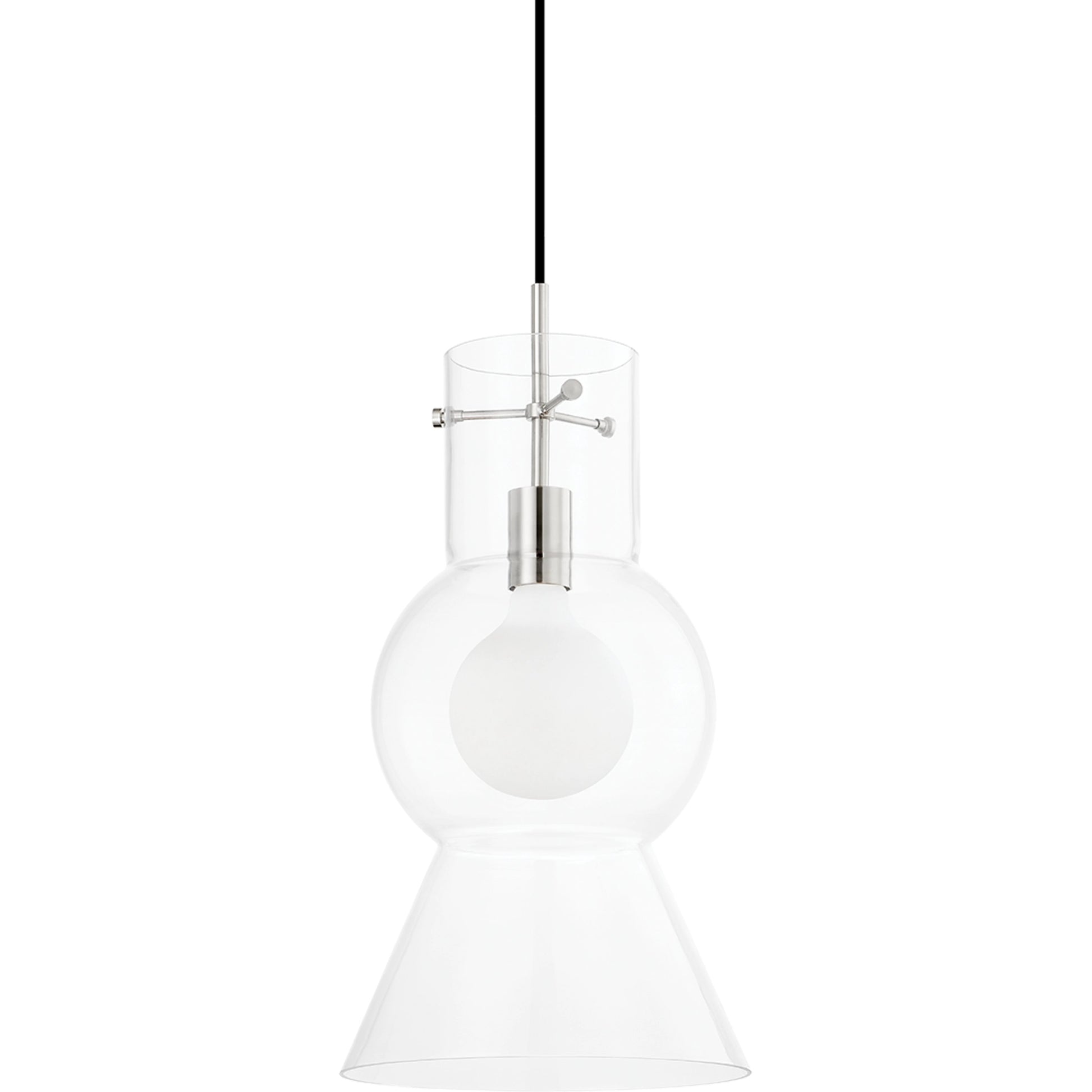 Mirabel 1 Light Pendant by Mitzi. Made from steel in a modern style.