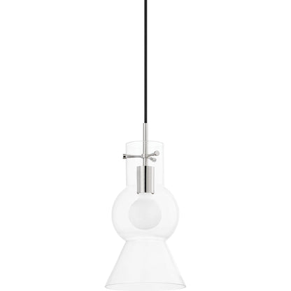 Mirabel 1 Light Pendant by Mitzi. Made from steel in a modern style.
