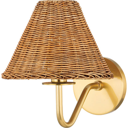 Issa 1 Light Wall Sconce by Mitzi. Made from iron in a cottage & farmhouse style.