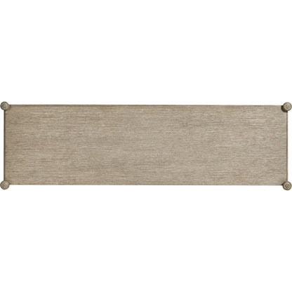 Morris Console Table by Jonathan Charles in greyed oak. Made from oak in a traditional style.
