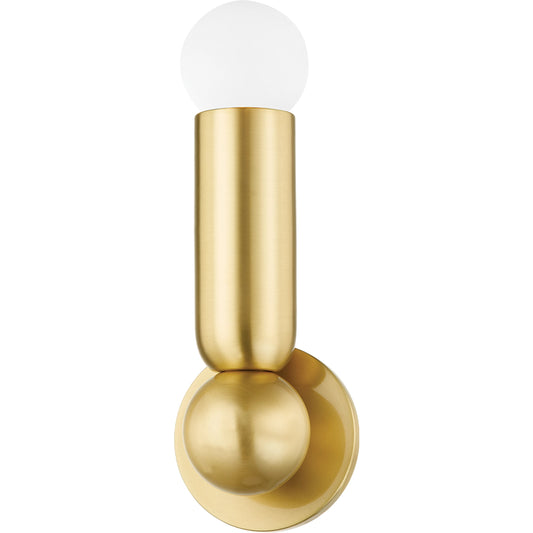 Lolly 1 Light Wall Sconce by Mitzi. Made from steel in a modern style.