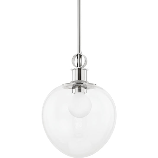 Anna 1 Light Pendant by Mitzi. Made from steel in a modern style.