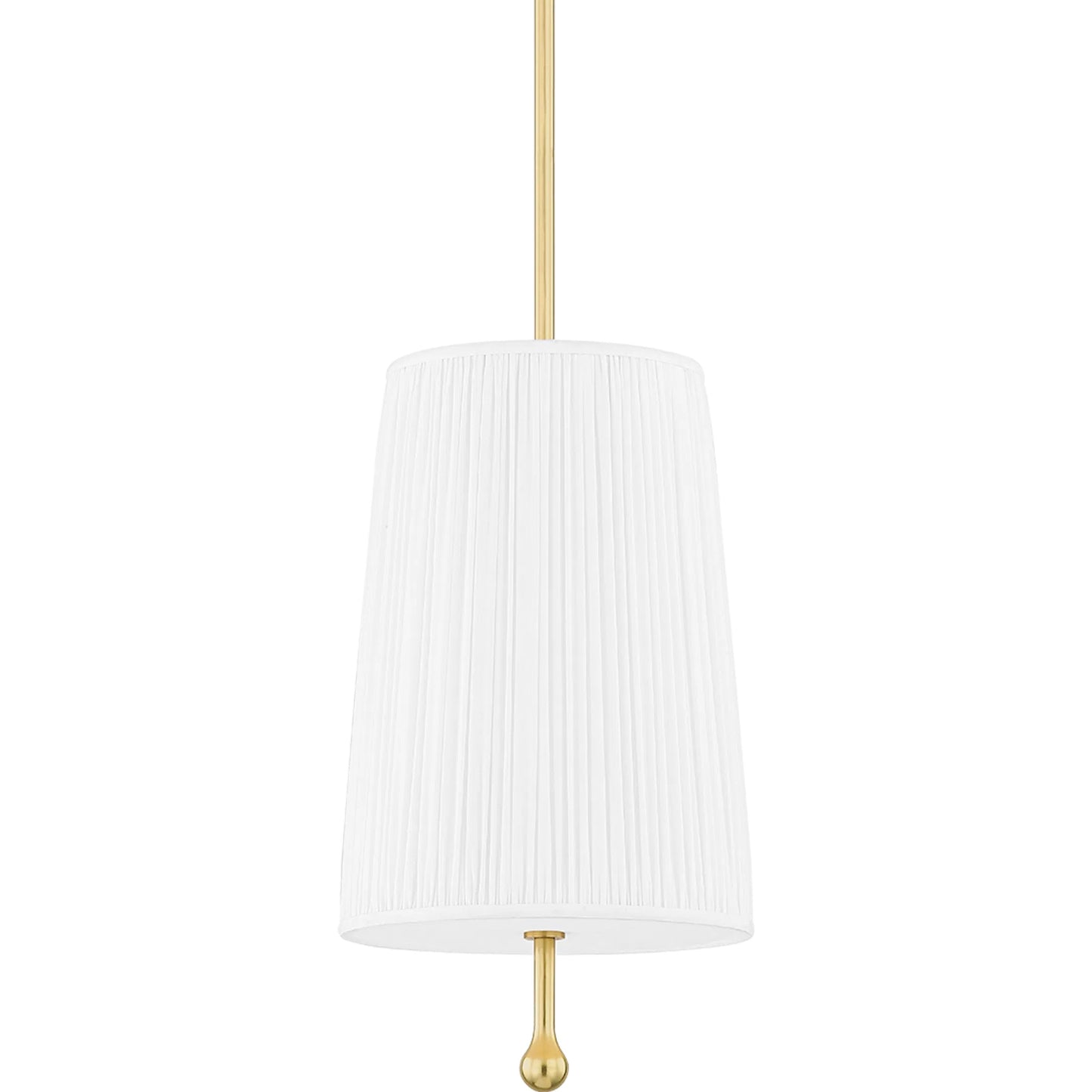 002 SI-2029662 | Primary Silo | Adeline 1 Light Pendant by Mitzi in aged brass. Made from steel in a modern style.