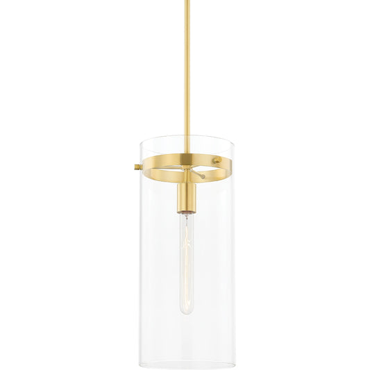 Haisley 1 Light Pendant by Mitzi. Made from steel in a modern style.
