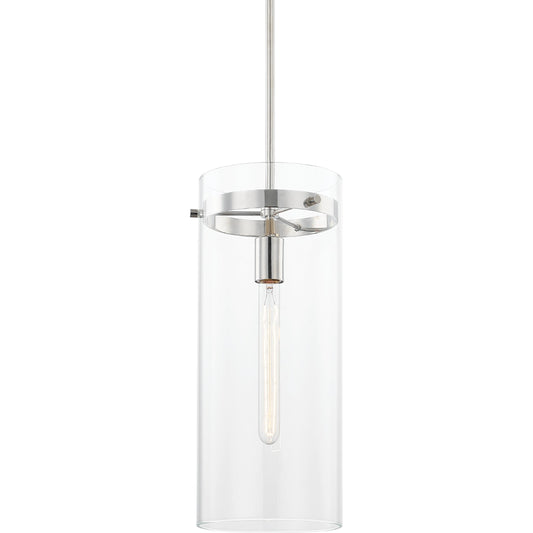 Haisley 1 Light Pendant by Mitzi. Made from steel in a modern style.
