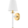 White, Aged Brass