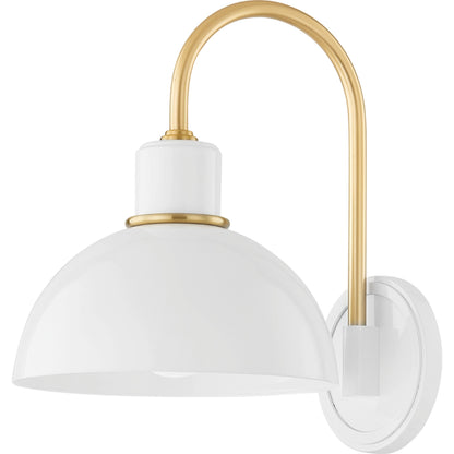 Camille 1 Light Wall Sconce by Mitzi. Made from steel in a modern style.