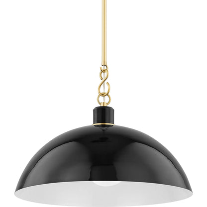 Camille 1 Light Pendant by Mitzi. Made from steel in a modern style.