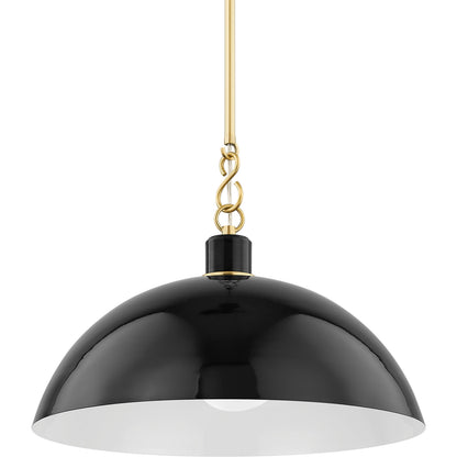 Camille 1 Light Pendant by Mitzi. Made from steel in a modern style.