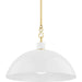 Camille 1 Light Pendant by Mitzi. Made from steel in a modern style.