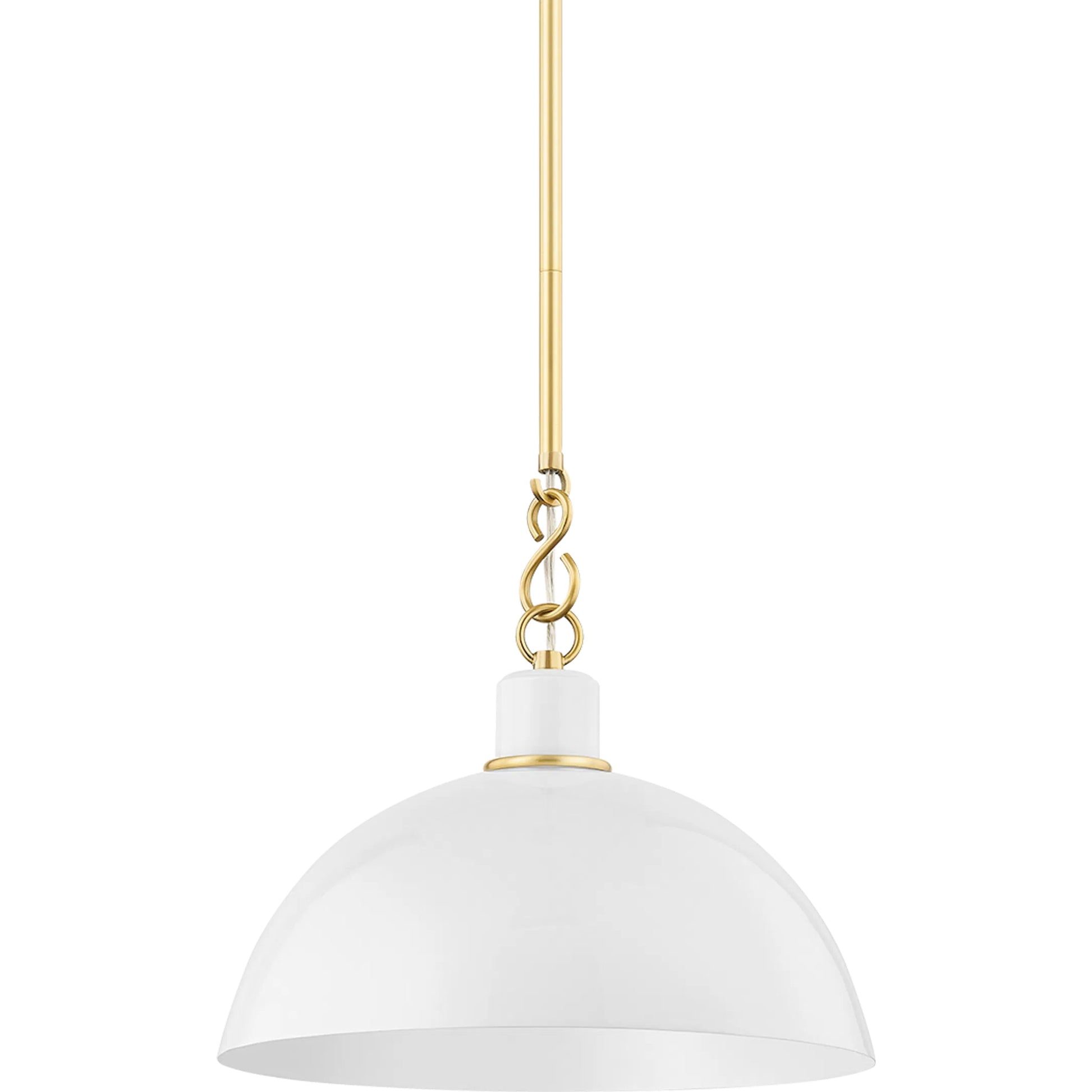 Camille 1 Light Pendant by Mitzi. Made from steel in a modern style.