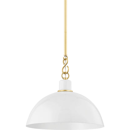 Camille 1 Light Pendant by Mitzi. Made from steel in a modern style.