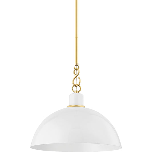 Camille 1 Light Pendant by Mitzi. Made from steel in a modern style.