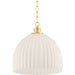 Hillary 1 Light Pendant by Mitzi. Made from steel in a modern style.