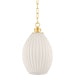 Hillary 1 Light Mini Pendant by Mitzi. Made from steel in a modern style.