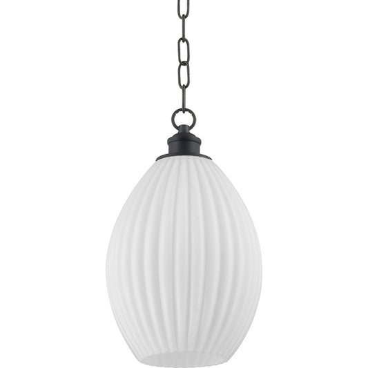 Hillary 1 Light Mini Pendant by Mitzi. Made from steel in a modern style.