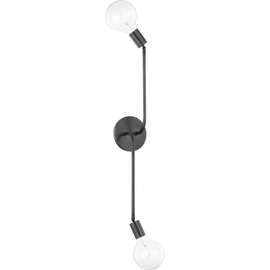 Blakely 2 Light Wall Sconce by Mitzi. Made from steel in a modern style.