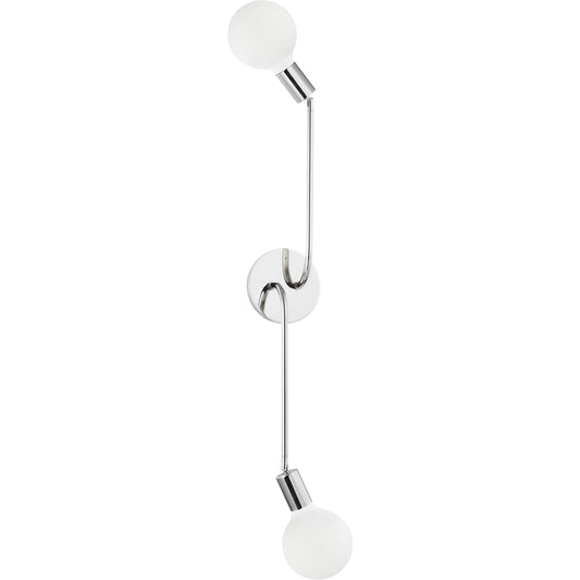 Blakely 2 Light Wall Sconce by Mitzi. Made from steel in a modern style.