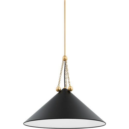 Kalea 1 Light Pendant by Mitzi. Made from brass in a modern style.