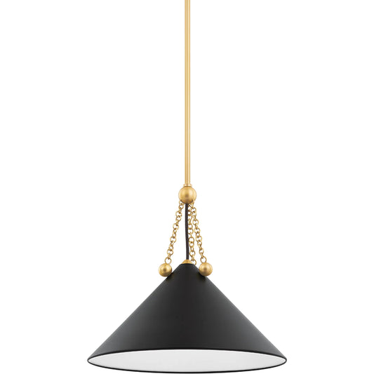 Kalea 1 Light Pendant by Mitzi. Made from brass in a modern style.