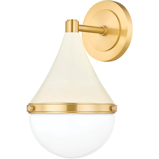 Ciara Wall Sconce by Mitzi. Made from brass in a modern style.