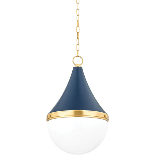 Ciara Pendant by Mitzi. Made from brass in a modern style.
